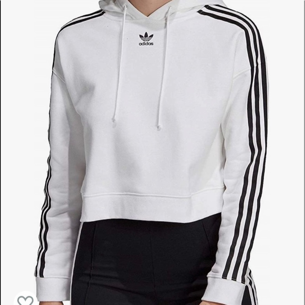 Adidas cropped hoodie